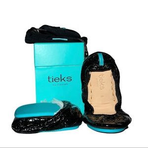 Tieks Ballet Flats Obsidian Black Size 6 Never Worn